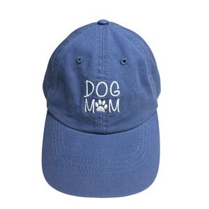 State of Mine Dog Mom Baseball Cap Blue Embroidered Adjustable Hat OS